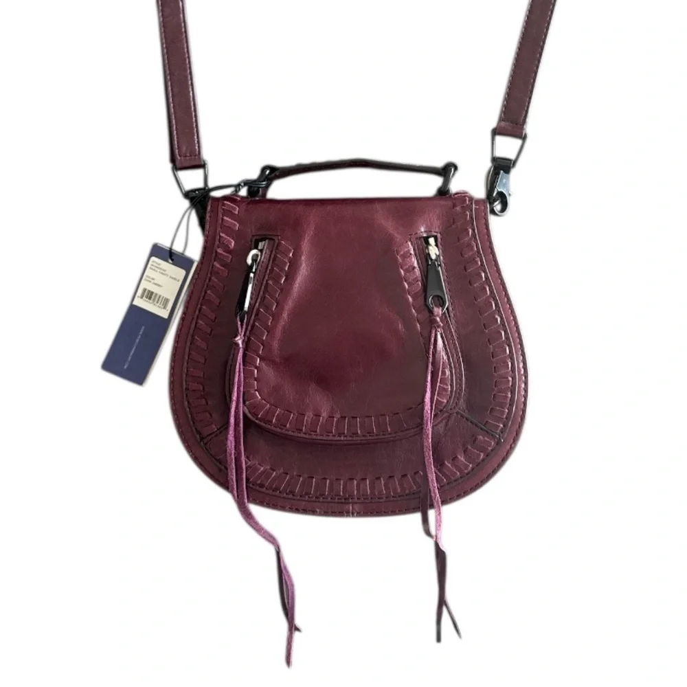 Rebecca Minkoff Small Vanity Saddle Cherry Crossbody Bag NWT